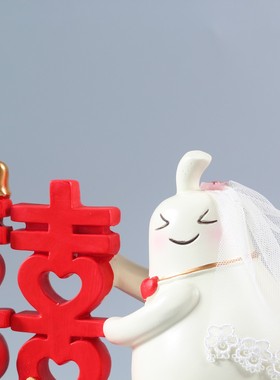 新婚礼物永不分离梨摆件结婚礼品