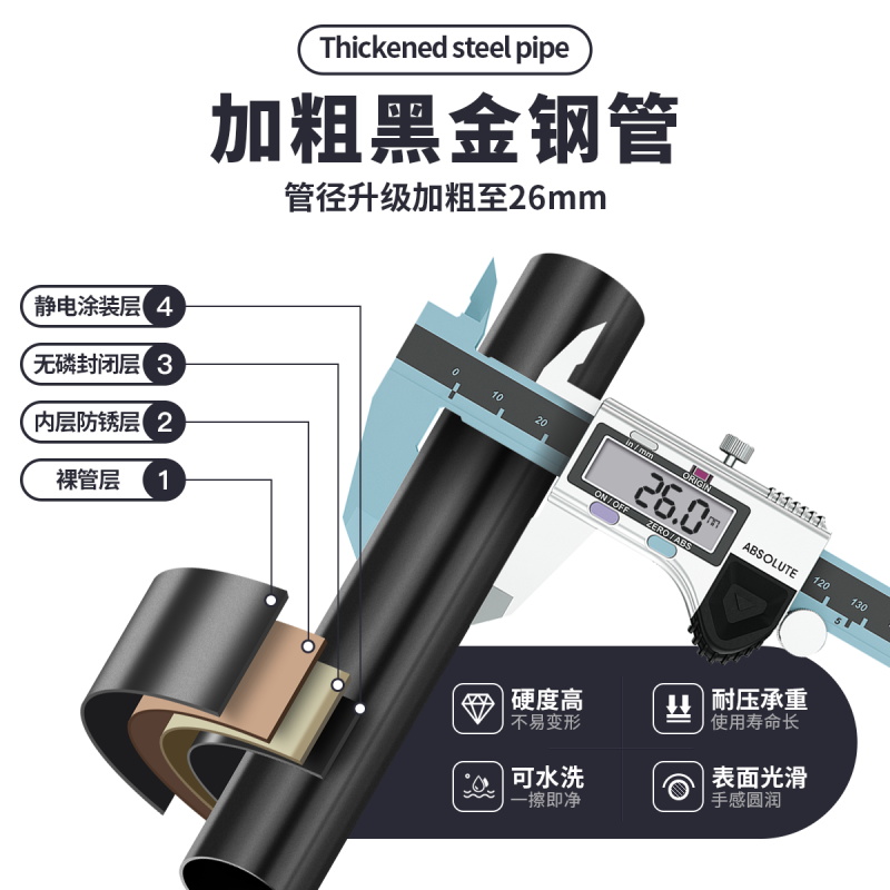 卧室简易布衣柜耐折叠衣柜钢架用家用免安装全厚房用加粗出租结实