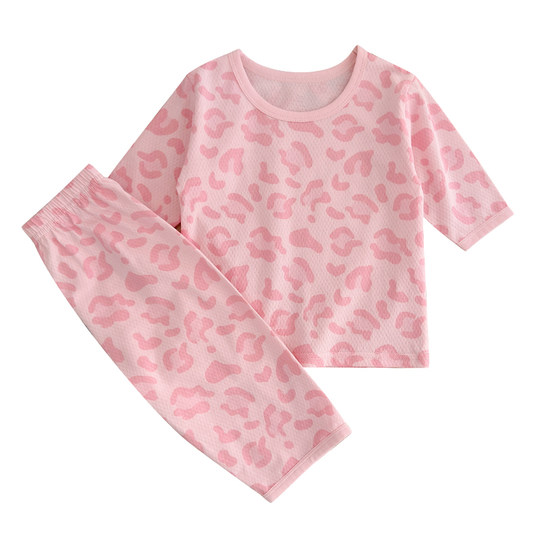 Детский летний комплект одежды из чистого хлопка с кондиционером