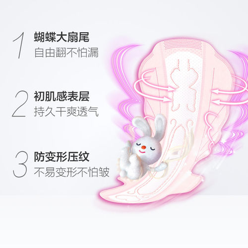 正品苏菲sofy卫生巾超熟睡柔棉感弹力贴身纤巧夜用洁翼10片 290mm - 图0