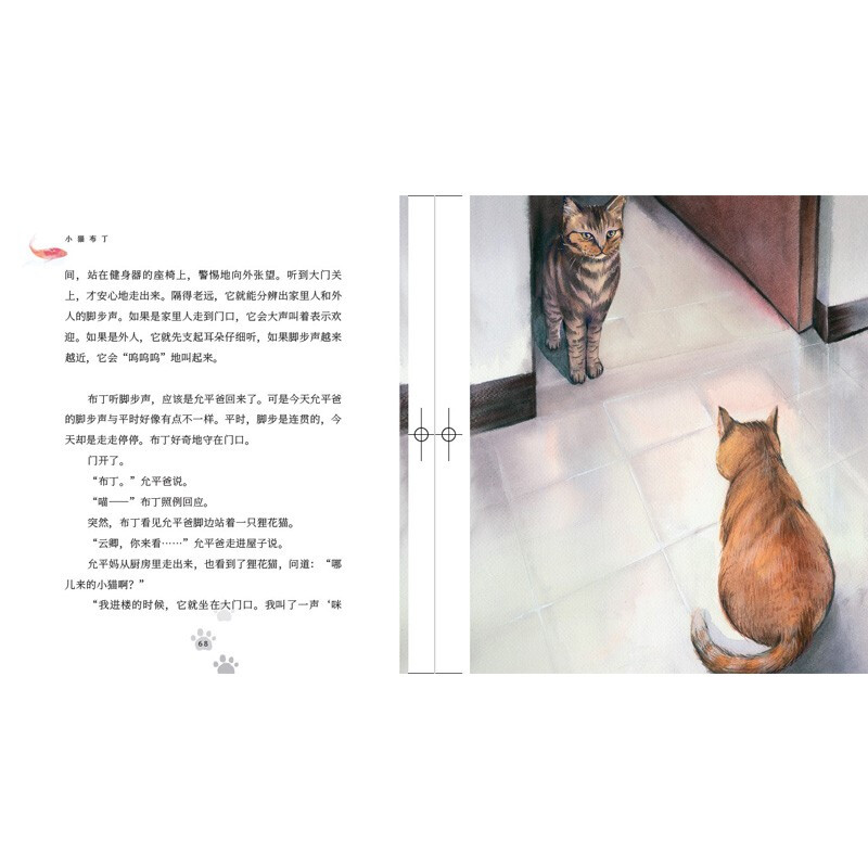 小猫布丁 —随书附赠6张小猫布丁精美明信片 一只流浪小猫的成长史 二三年级小学生阅读课外书老师 阅读 - 图3