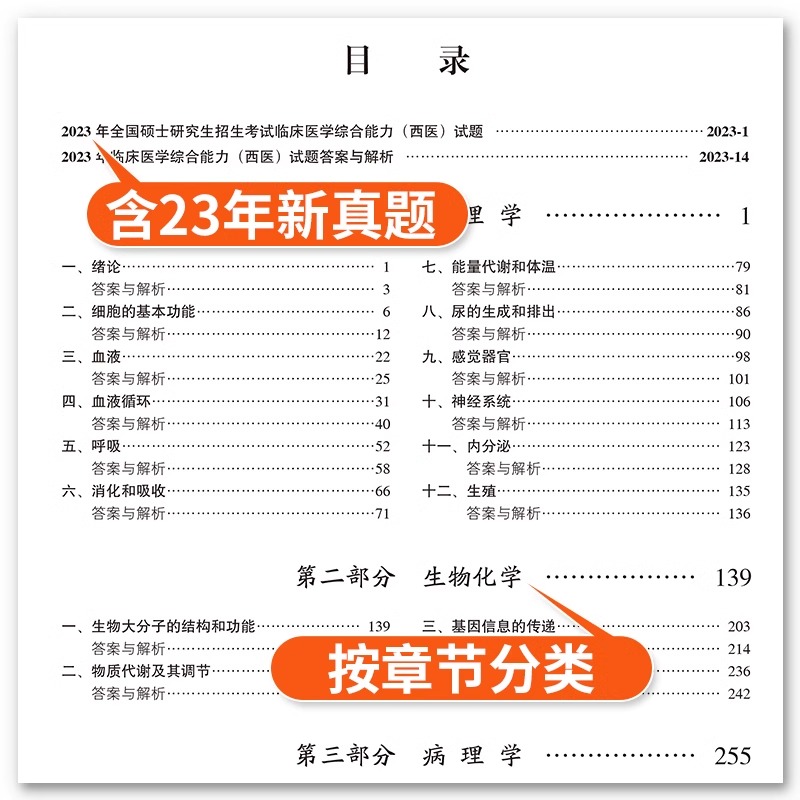 北医黄皮书 2025西医综合历年真题北医大考研西综紫皮书绿皮书白皮书红皮书考研西综临床医学综合能力真题解析强化题集全真模拟