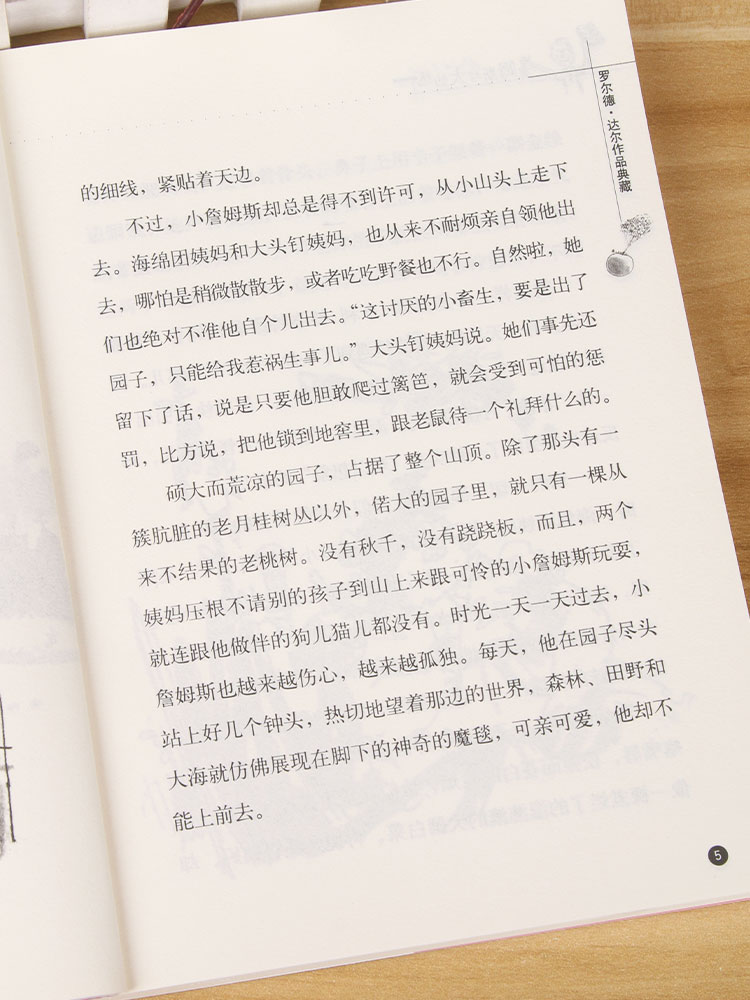 詹姆斯与大仙桃 罗尔德达尔作品典藏 正版儿童文学读物 小学生课外阅读书籍 9-10-16岁三四五六年级课外书经典书目必读 - 图2