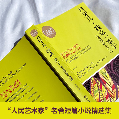 正版现货 月牙儿 我这一辈子 四世同堂茶馆老舍短篇小说选 经典文学名著 中小学生 课外阅读现当代文学经典名著畅销书籍排行榜 - 图0