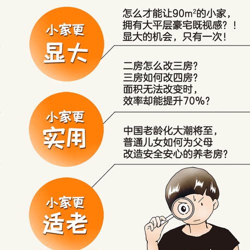 逯薇作品集4册装小家越住越大(3册)+小家大变局逯薇著居家改造收纳布局设计断舍离整理术居家厨房收纳新居住方式教科书 - 图2