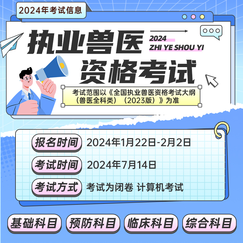 官方正版】备考2024年执业兽医执业考试职业资格考试教材应试指南全科类执业兽医师资格考试历年真题库模拟试卷视频大全病理学2023-图2