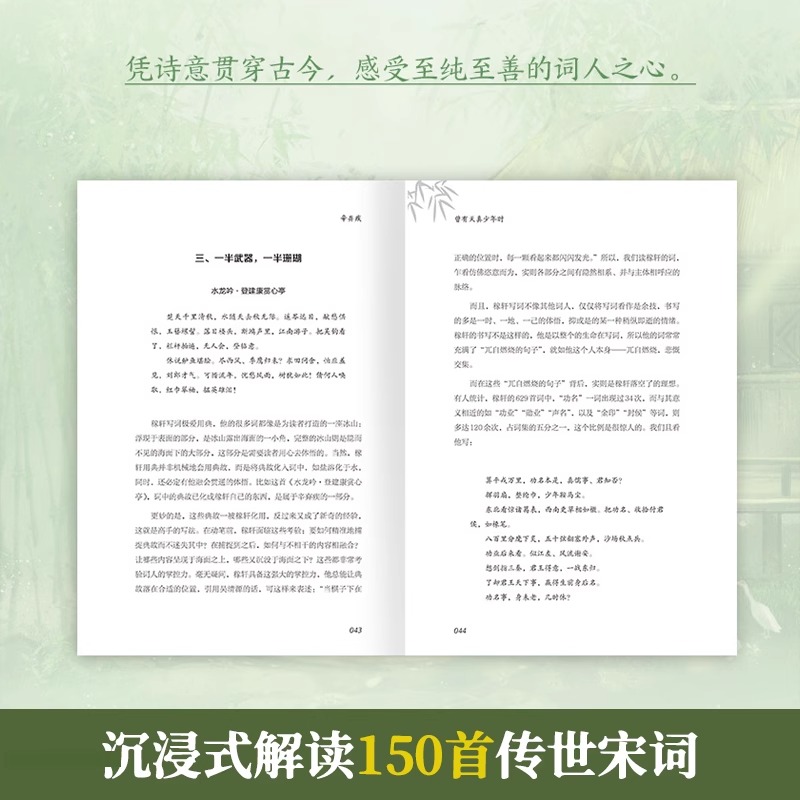 正版 曾有天真少年时 苏轼 欧阳修 辛弃疾 李清照 晏殊等12位宋朝词人风雅集 植物私塾主理人解读150首宋词 原来宋词可以这么美 - 图2