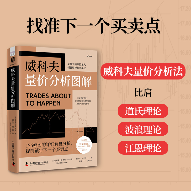 威科夫量价分析图解 威科夫嫡系传人倾囊相授操盘技巧 被市场反复证明且行之有效的方法 适用股票、债券、期货等各类市场 投资书籍 - 图2