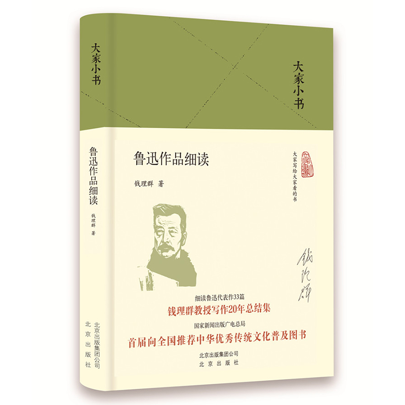 现货速发 大家小书 鲁迅作品细读（精装）钱理群 中国当代随笔文学理论与批评文学 细读鲁迅代表作33篇 钱理群写作20年总结集 - 图3