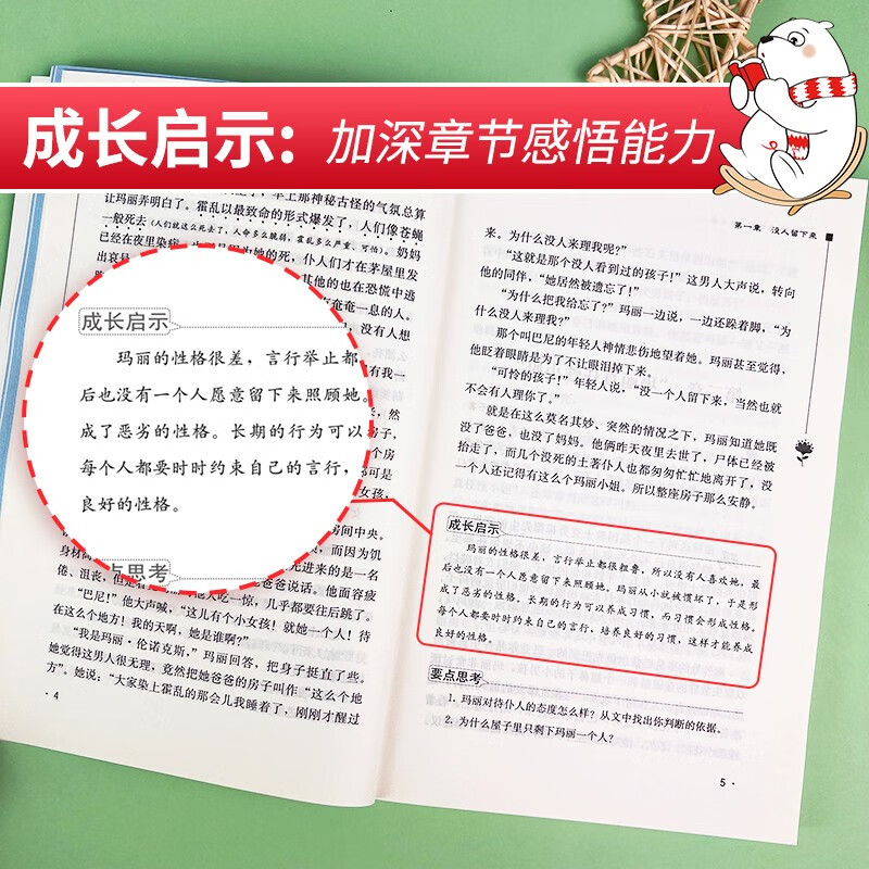 秘密花园书 弗朗西丝霍奇森伯内特原著 无障碍阅读 6至15岁中小学生四五六年级语文课外阅读书籍必读书目青少年版经典世界文学名著 - 图2