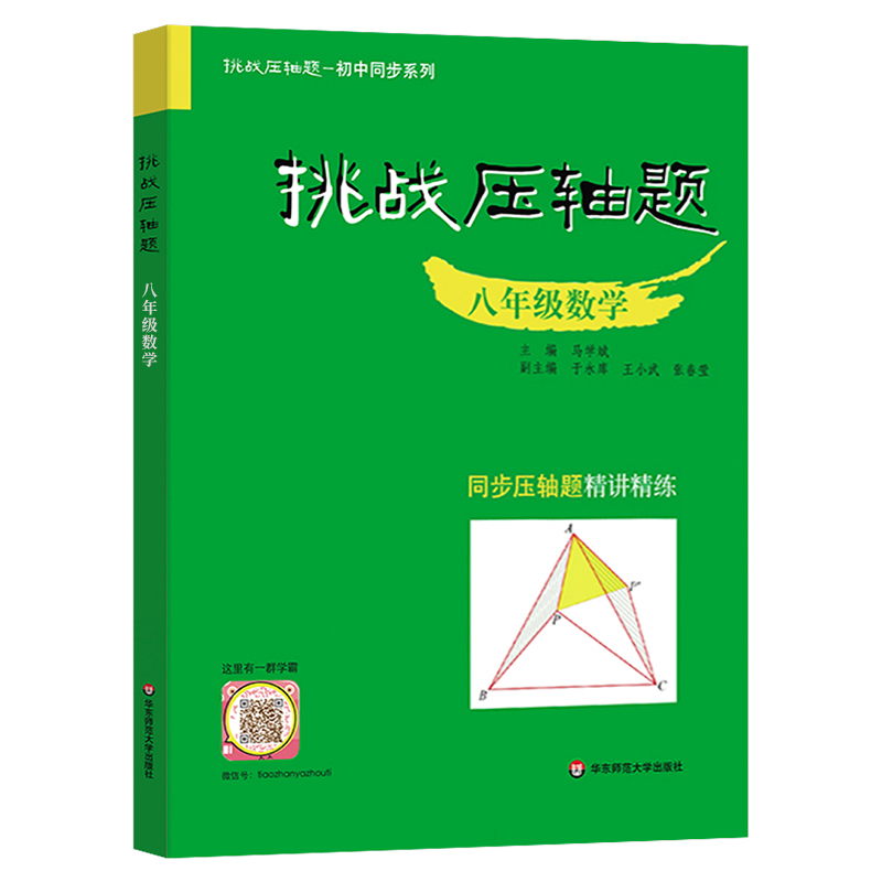 挑战压轴题七八九年级初一二三上下册同步压轴题练习册基础知识大全举一反三初中789压轴题辅导同步复习资料书初中数学竞赛 - 图1