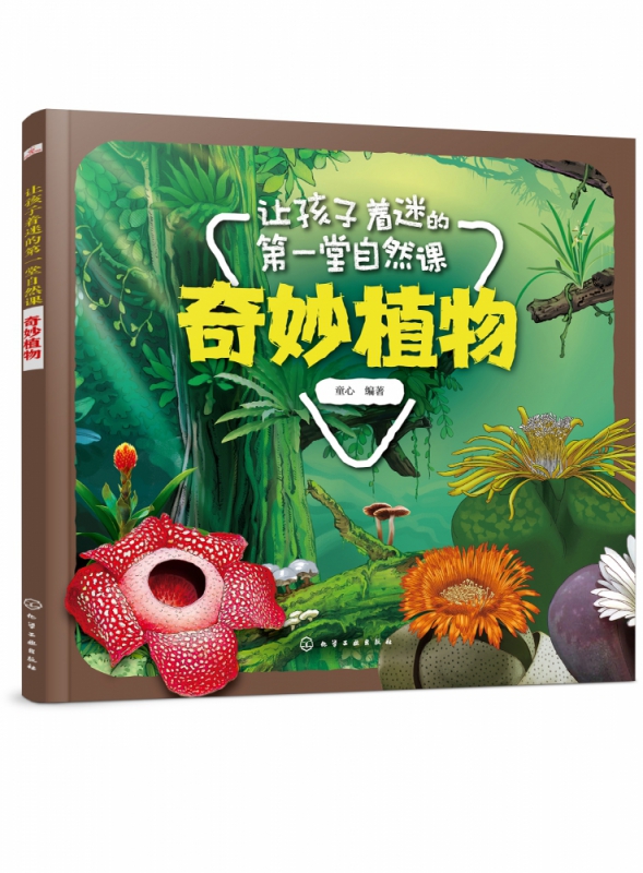 让孩子着迷的第一堂自然课 奇妙植物 3-6岁儿童科普科普绘本儿童绘本 本书采用彩色印刷图片精美将动物形象栩栩如生展示小朋友面前 - 图0