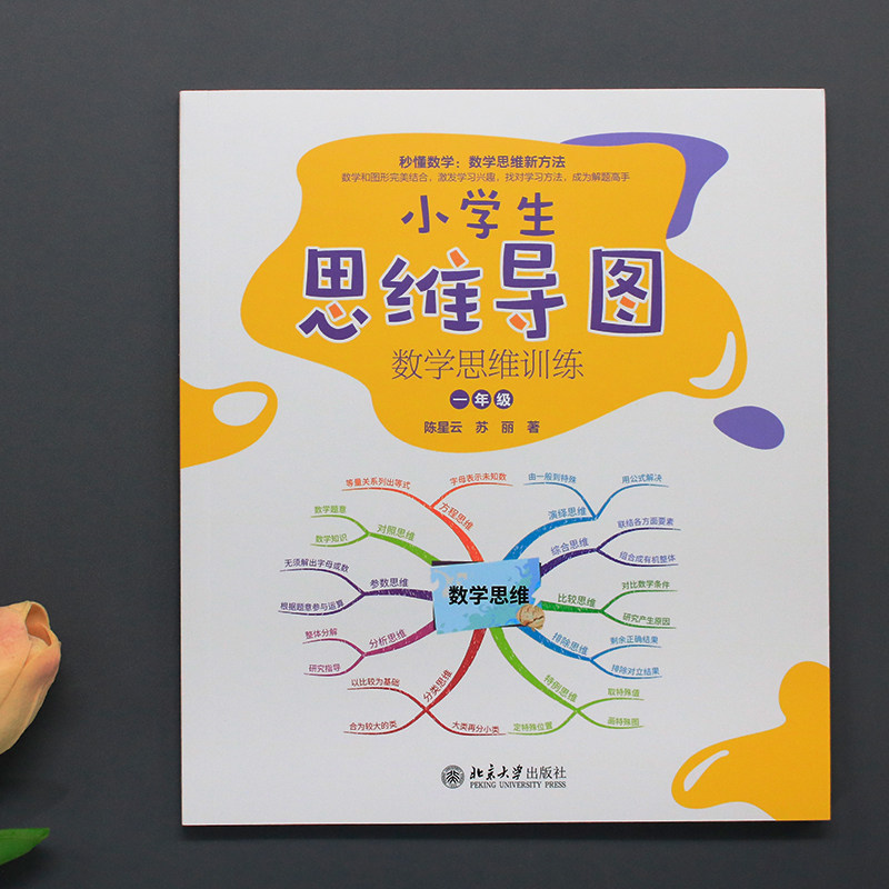 2024新版小学生思维导图数学思维训练1-6年级陈星云日常生活中运用数学思维采用思维导图提升解题效率逻辑思维一二三四五六年级235