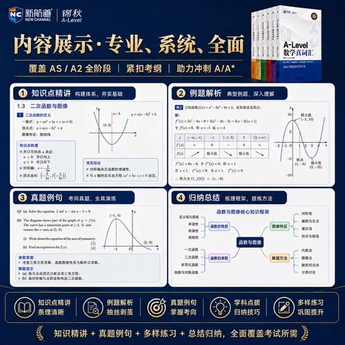 新航道A-Level真词汇数学会计经济化学物理生物核心词汇真题例句国际课程IB MYP IBDP AP考试留学备考英语书 - 图0