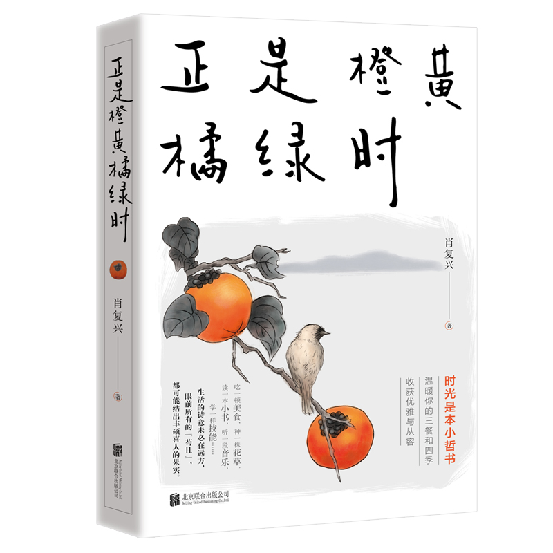 正是橙黄橘绿时 中国好书奖获得者肖复兴暖心新作 - 图2