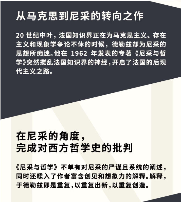 正版现货 尼采与哲学 吉尔德勒兹 著 法国后现代主义经典名作新行思艺文志 外国哲学 正版书籍 上海文艺出版社 新华书店博库旗舰店 - 图2