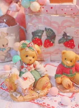 小饼日本代购复古精致可爱风摆件