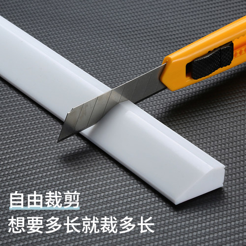 厨房台面硅胶挡水条水槽水池灶台防水条浴室洗手洗脸台面隔水条 - 图2