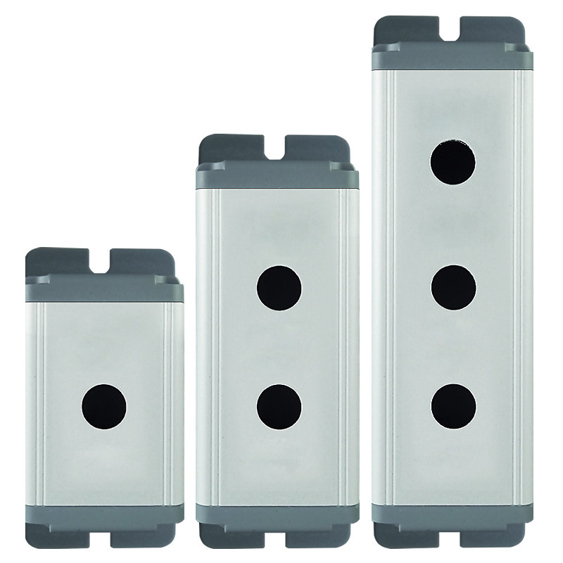 钮子开关m12mm摇头摇臂拨动2/3档铝合金属按钮控制盒1 2 3孔扭子 - 图3