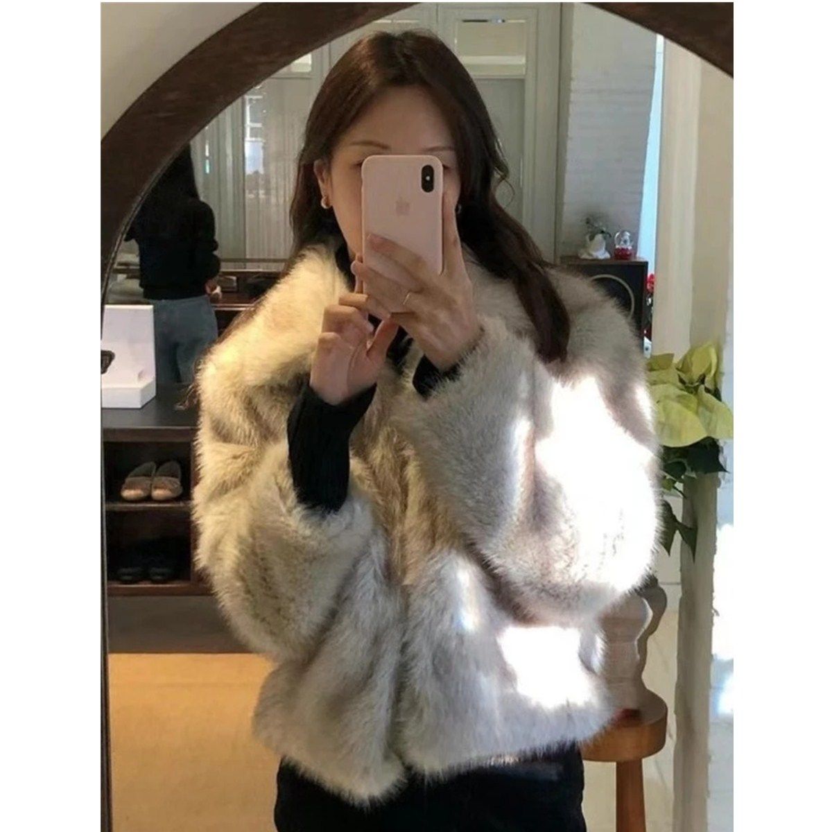 生哥家 捡漏400+高货！质感超赞！秋冬氛围感加厚保暖女皮草外套,淘宝优惠券,粉丝福利购,淘宝优惠卷