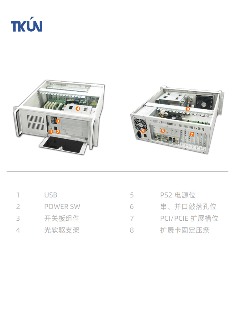 4U610高性能工控主机统信OUS ATX/Mini-ITX工业主板 TKUN天堃工控 - 图1