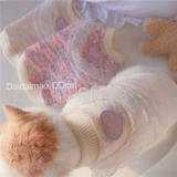 Сумка кошачья кружева возлюбленная ~ осень и зимний вязаный вязаный вышитый питомник одежда кошка