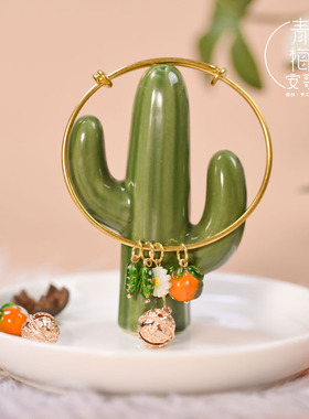 柿子手镯闺蜜新年日常手环配饰