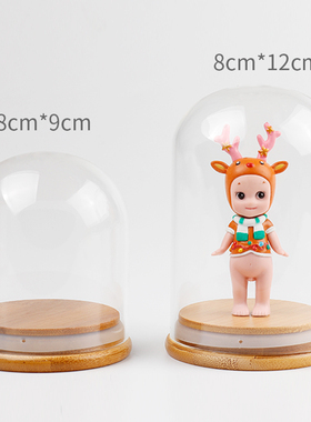 小型玻璃罩diy手工防尘花罩鲜花