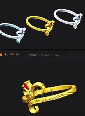 斗罗大陆唐三武魂开口戒指