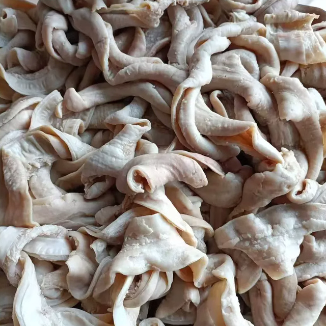 Pig small intestine Maojiezi hot pot barbecue ingredients for commercial use
