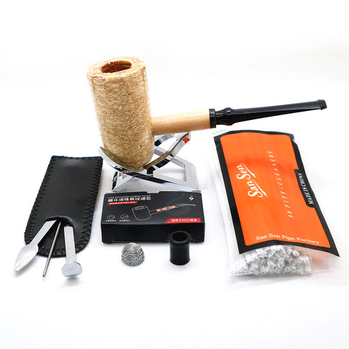 【包邮】美国密苏里中号玉米芯烟斗老式 买一送六体验套装 - 图3