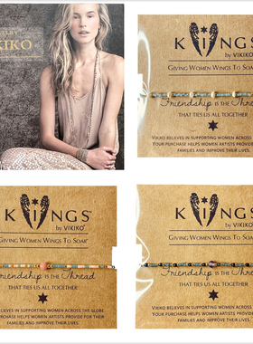 正版VIKIKO开端赵今麦同款手链茉莉绿手作闺蜜女天然珍珠手绳友谊