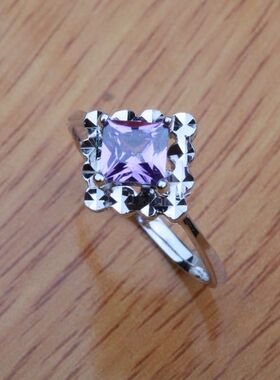 珠宝现货水钻锆石新鲜出炉戒指