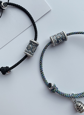 情侣s925银一十七手作六字真言