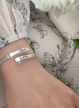 古风足银999.9竹节手镯