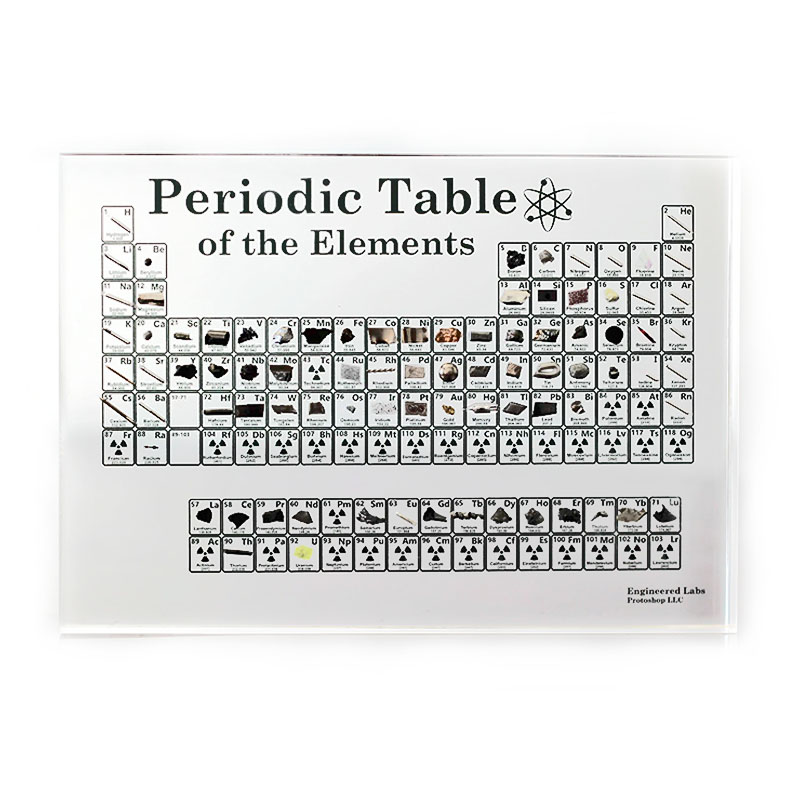 进口化学元素周期表摆件实物元素标本收藏创意生日极客手工礼品-图3