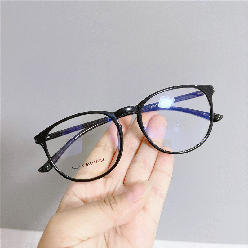 复古眼镜框TR90可配近视男女款轻眼睛架韩版潮圆脸中框全框黑色,淘宝优惠券,粉丝福利购,淘宝优惠卷