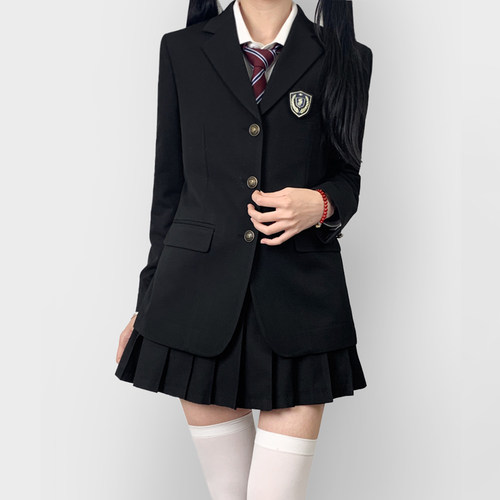 木村叔JK日系原创西装外套女生春秋季学院风校供感女学生制服套装 - 图1