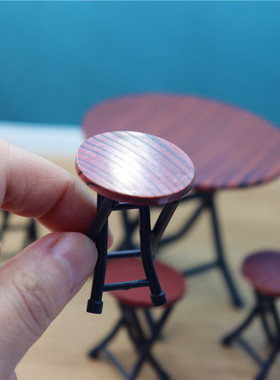 112娃娃屋微缩食玩可折叠方圆