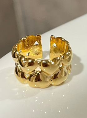 韩国东大门正品开口戒指女指环戒指分享简约氛围感指环2024新款