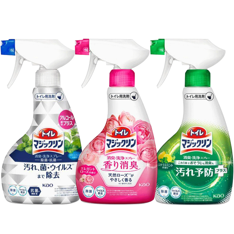 日本原装KAO花王卫生间坐便器马桶清洁剂洁厕剂*除菌抑菌消臭光亮 - 图3