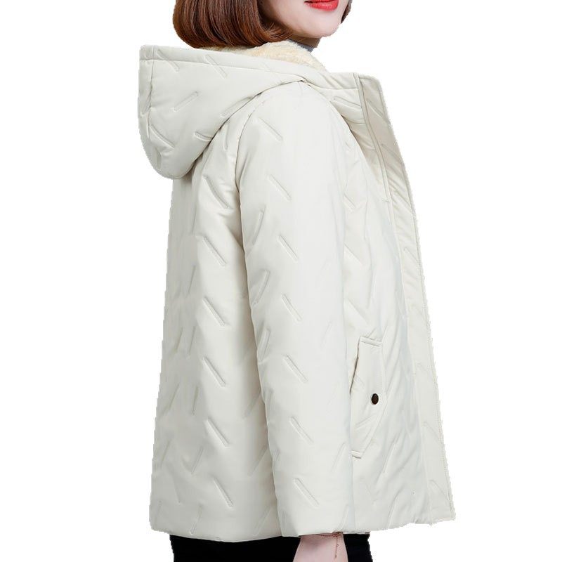 加绒短外套女冬季爆款小棉袄2025年新款春秋加厚秋冬连帽棉衣棉服,淘宝优惠券,粉丝福利购,淘宝优惠卷