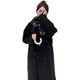 Lazy style oatmeal coat double-sided woolen coat for women 2025 autumn and winter new Korean version slimming mid-length woolen coat