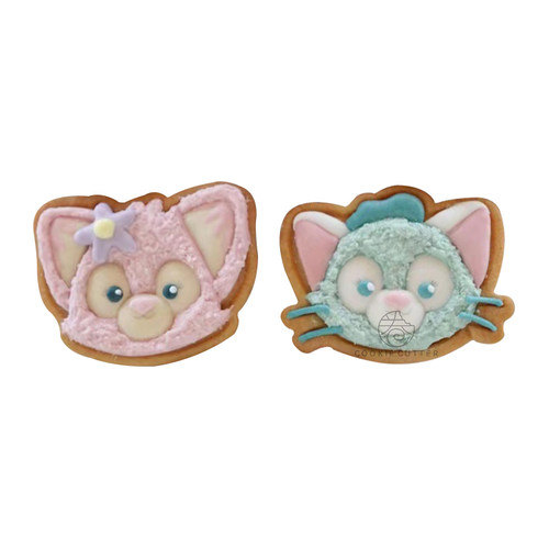 新款达菲熊卡通糖霜饼干模具 雪莉玫星黛露玲娜贝儿 曲奇烘焙工具 - 图3