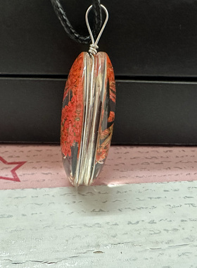 植物干花满天星项链创意个性