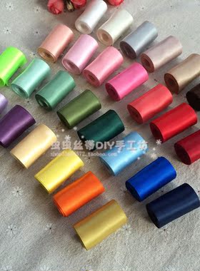 diy纯色涤纶缎带手工发夹
