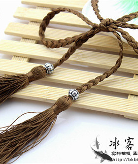 腰带古风汉服封细韩版配尼龙绳