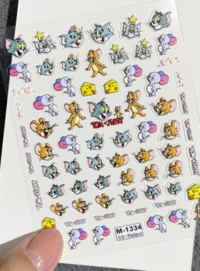 卡通小猫小猫咪diy浮雕指甲装饰