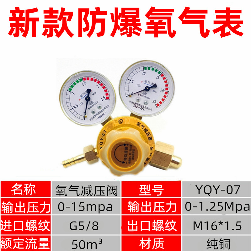 氧气表乙炔表减压器煤丙烷氮气氢气压力表氩气减压阀二氧化碳加热 - 图0