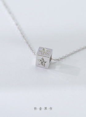 弥音原作纯银S925十字链女锁骨链